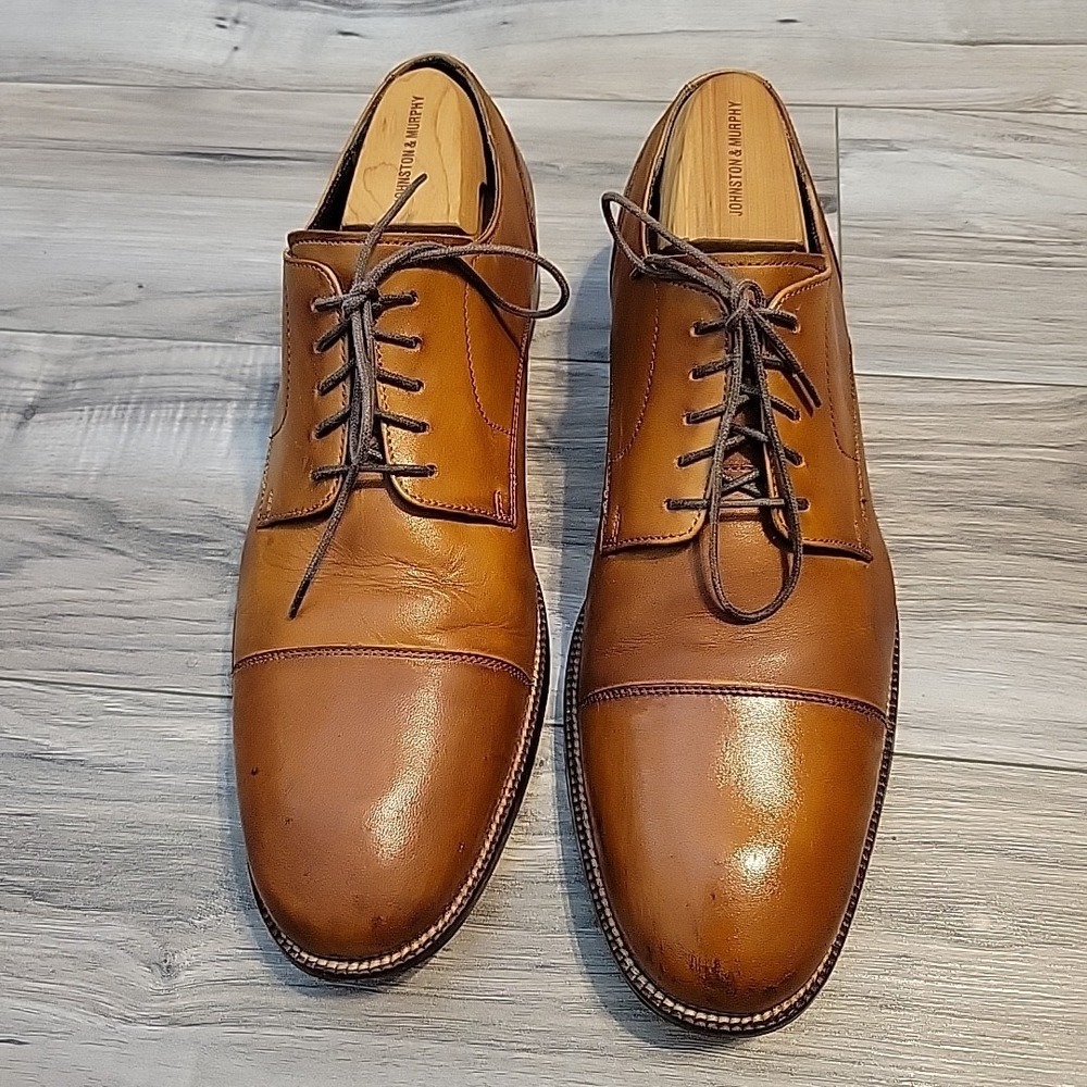 COLE HAAN‎ Leather Oxford Shoes Mens 11.5M Brown Lace Up C24120